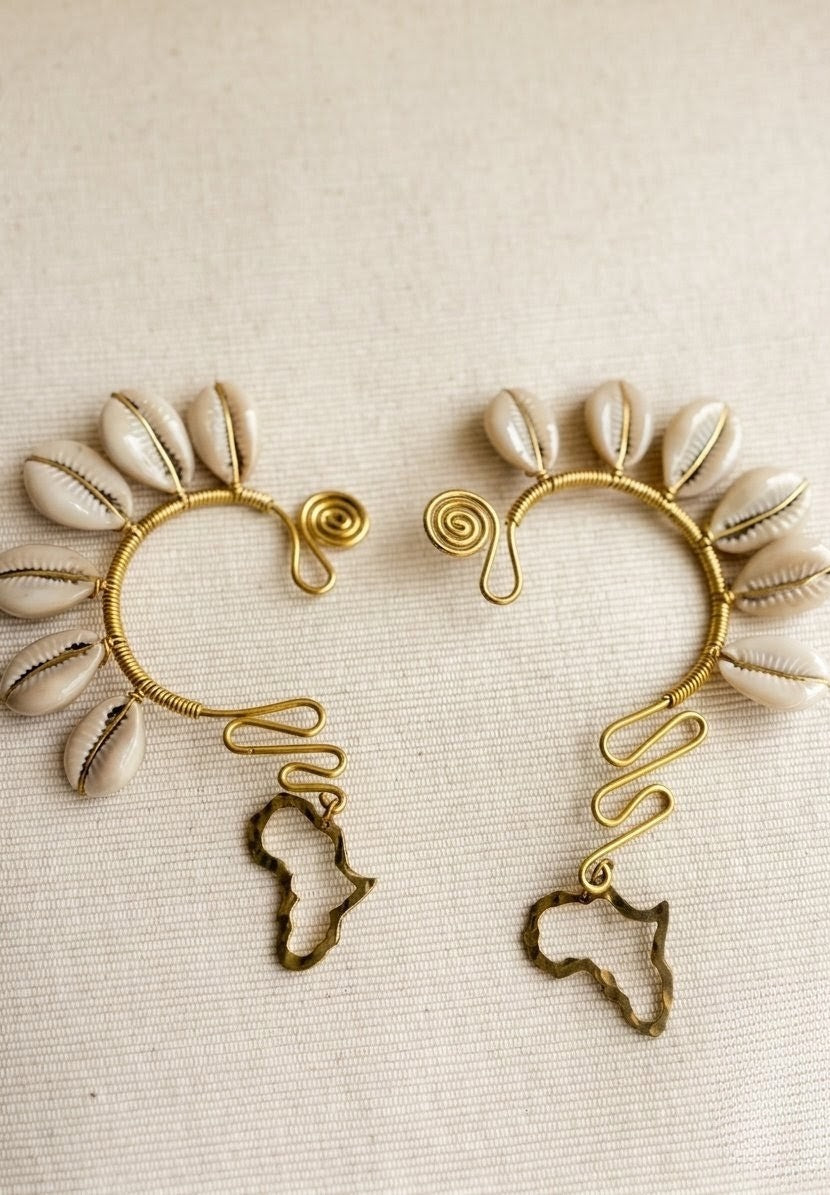 Mama Africa Cowrie Ear Cuff