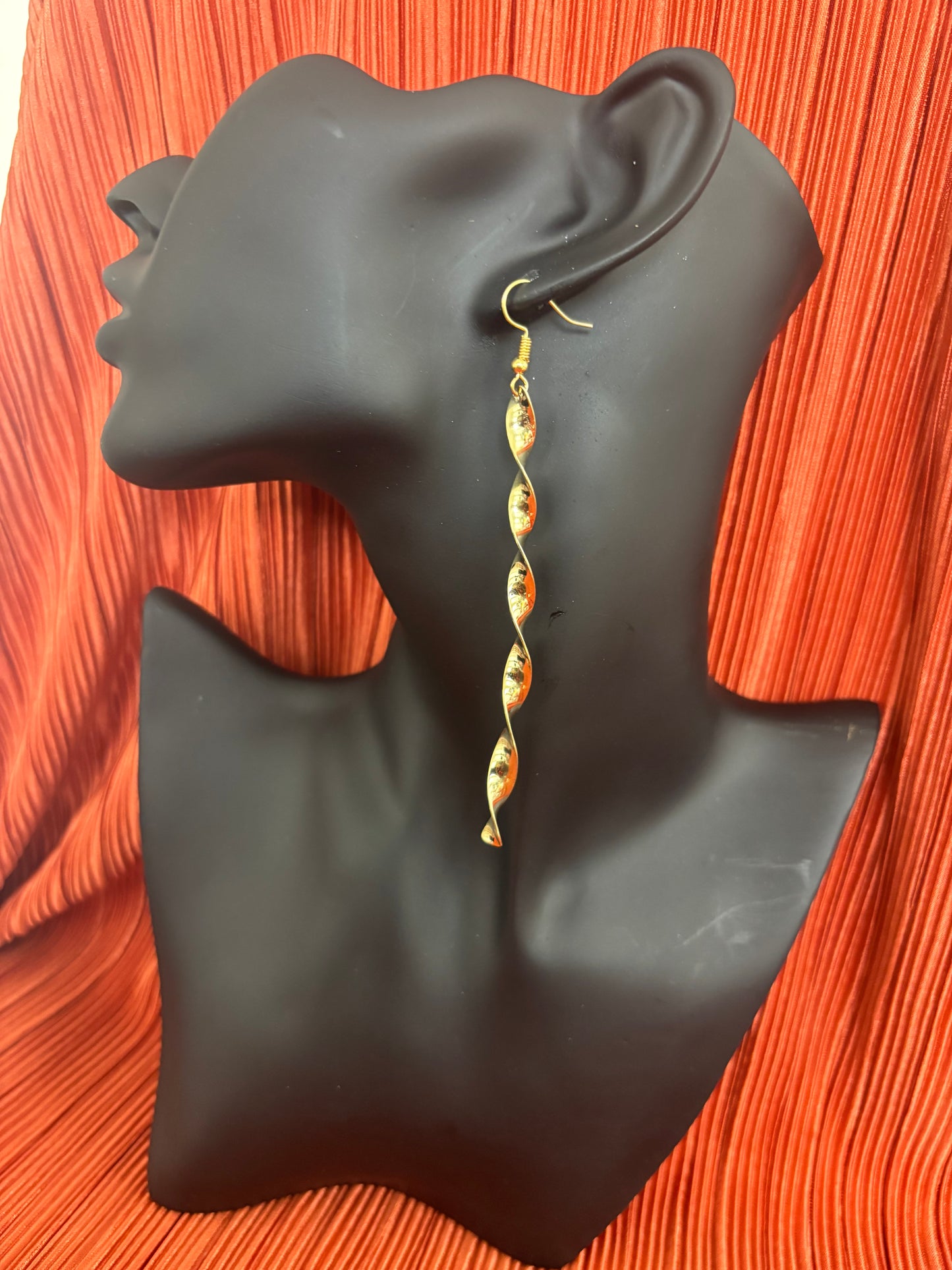 Golden Spiral Elegance Earrings