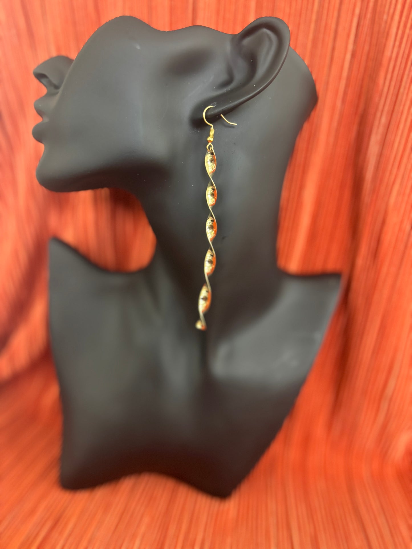 Golden Spiral Elegance Earrings