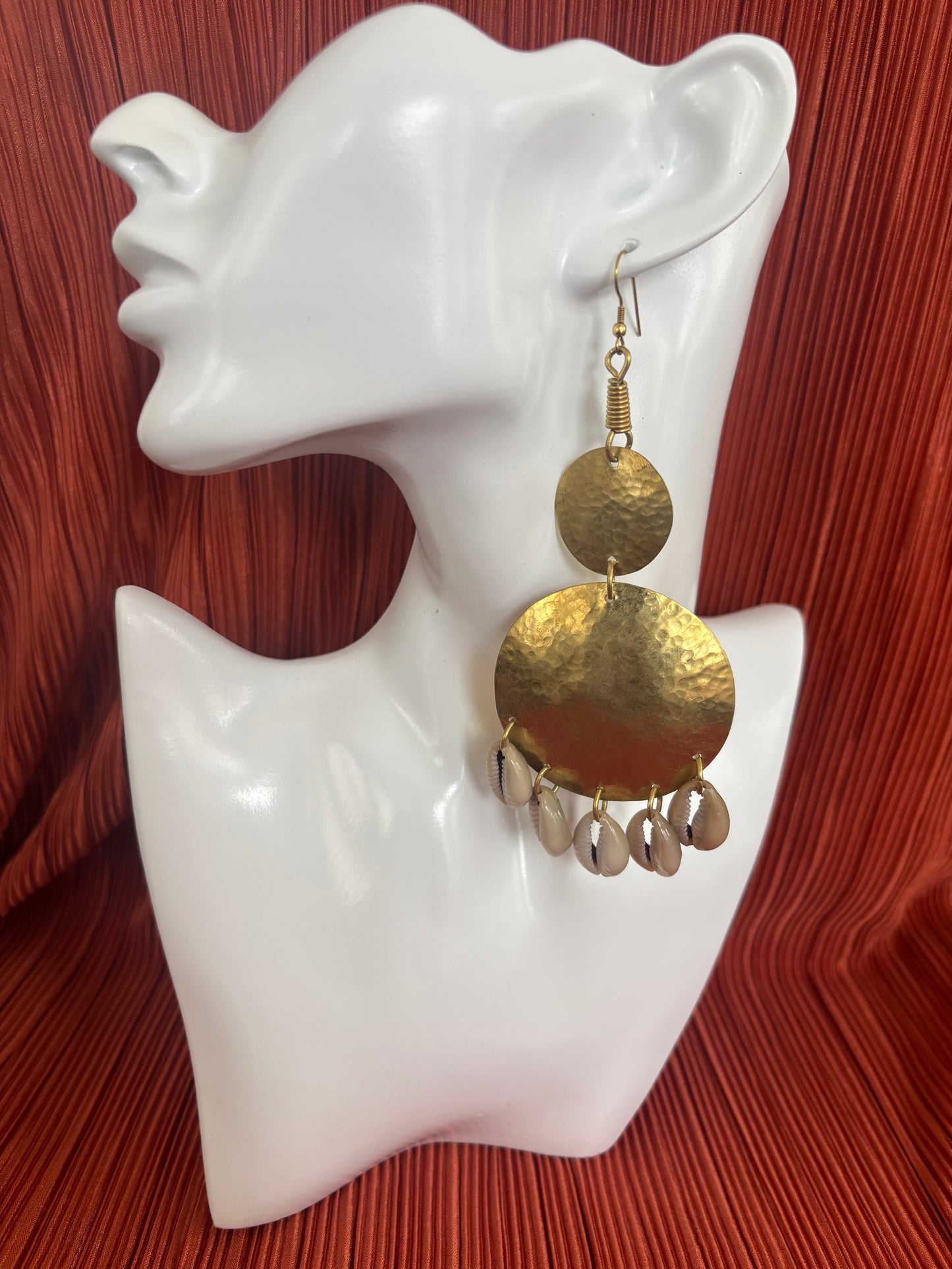Sahara Shell Cowrie-shell Earrings
