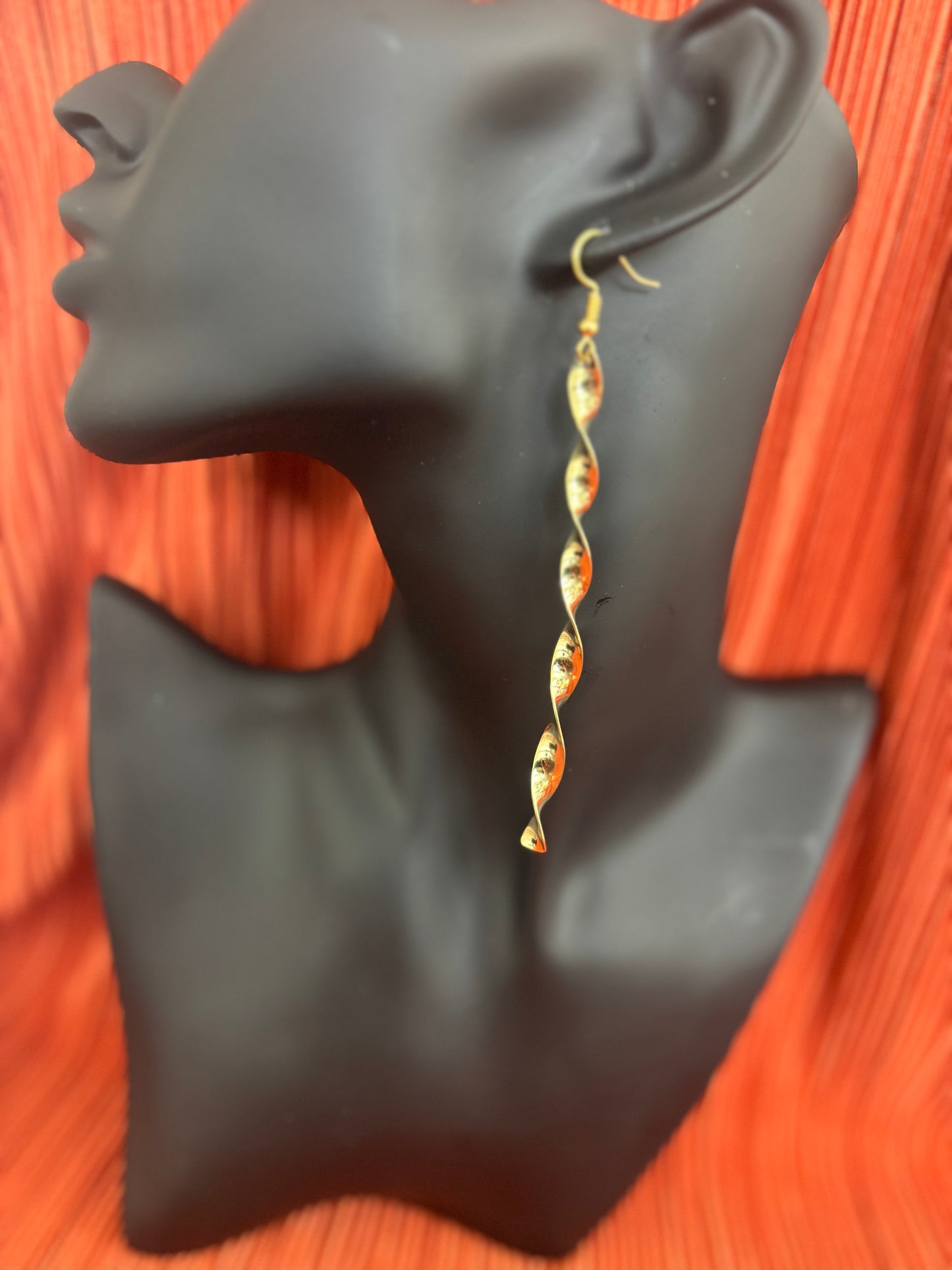 Golden Spiral Elegance Earrings