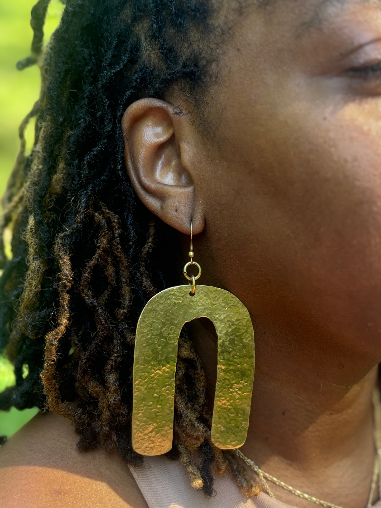 Jasiri Brass Earrings