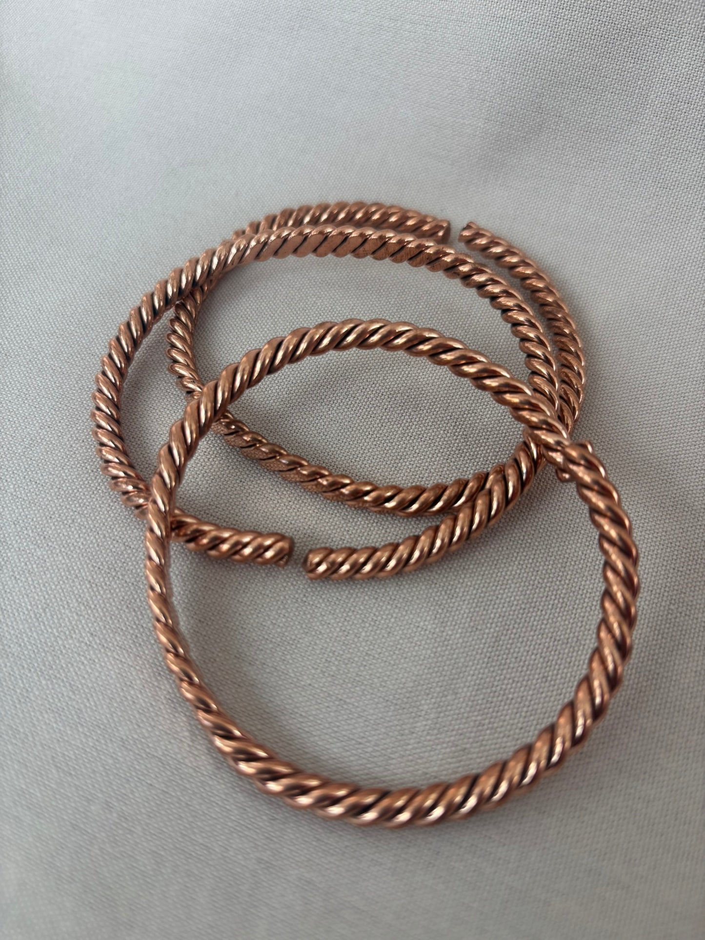 Coiled Copper Bracelet