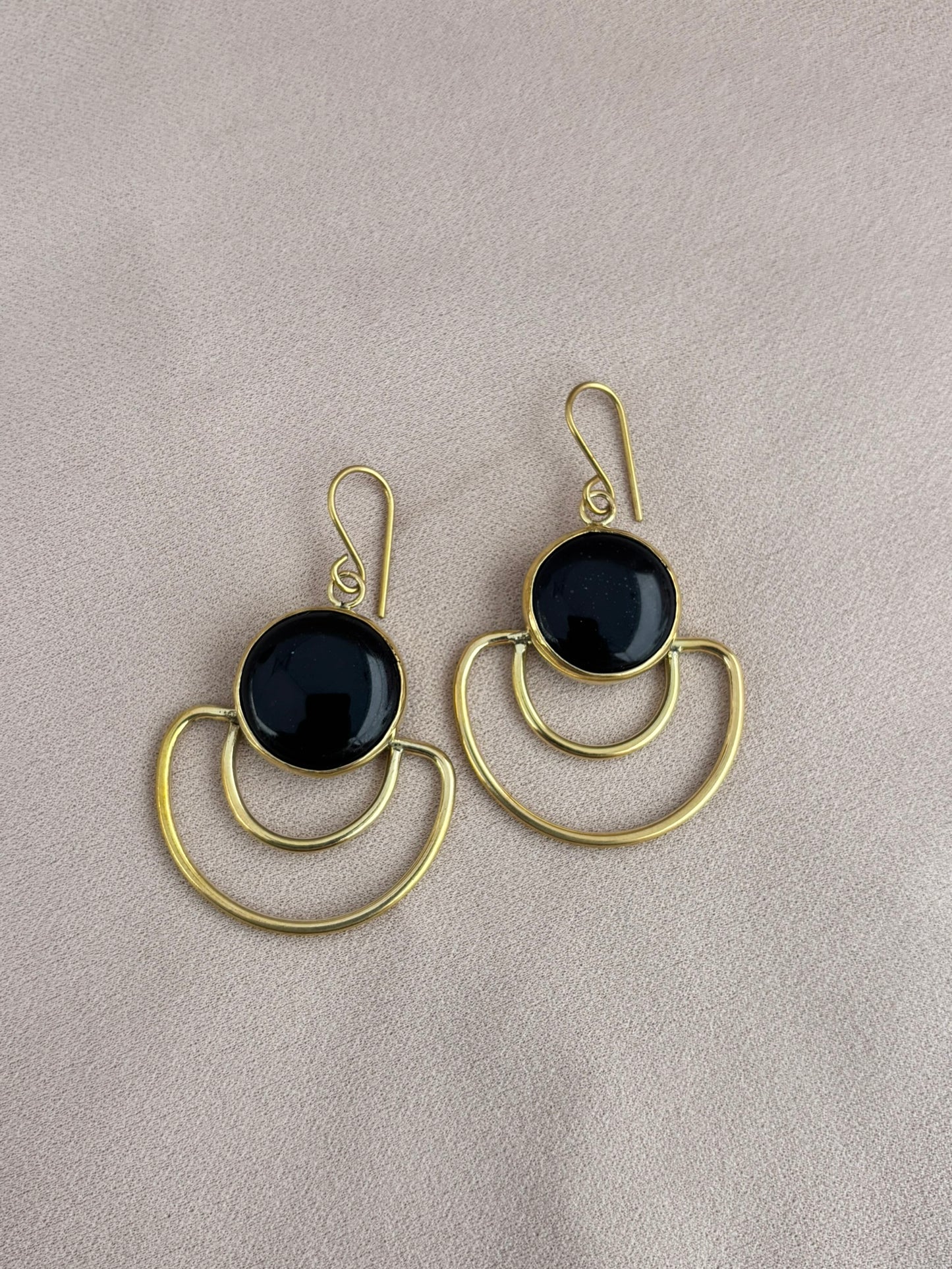 Vivienne Black Statement Earrings