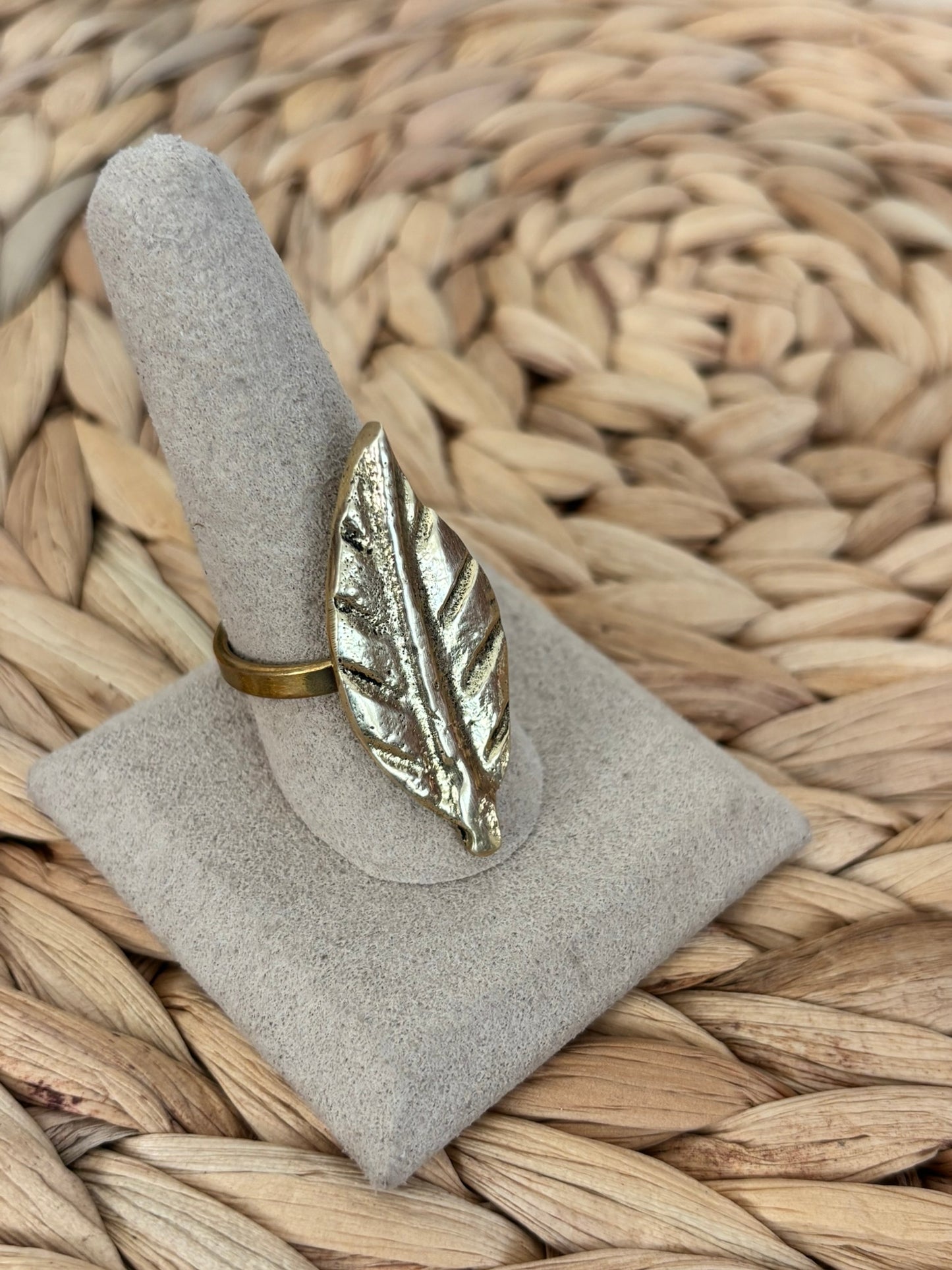 Asili Leaf Ring