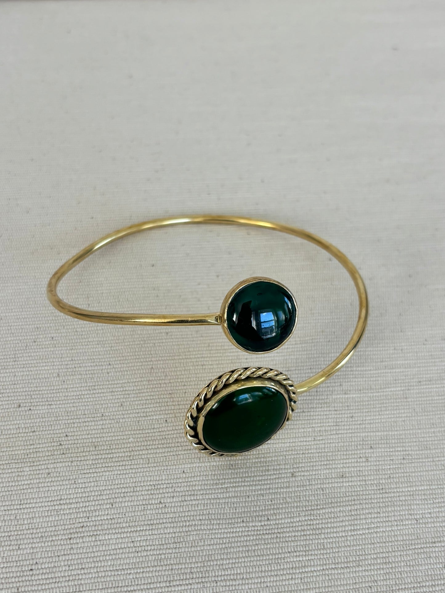 Emerald Aura Arm Cuff