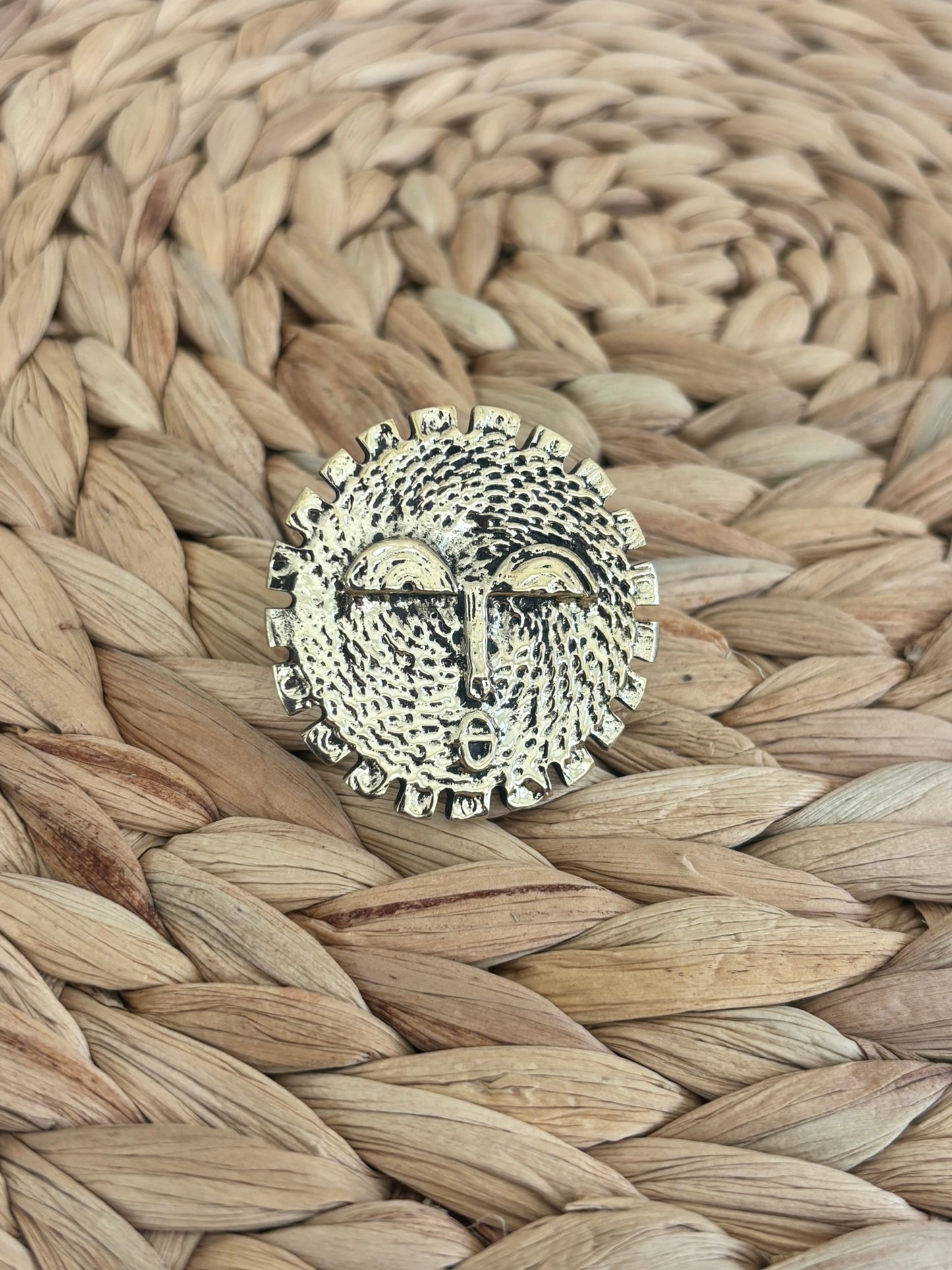 Bwa Sun Mask Ring