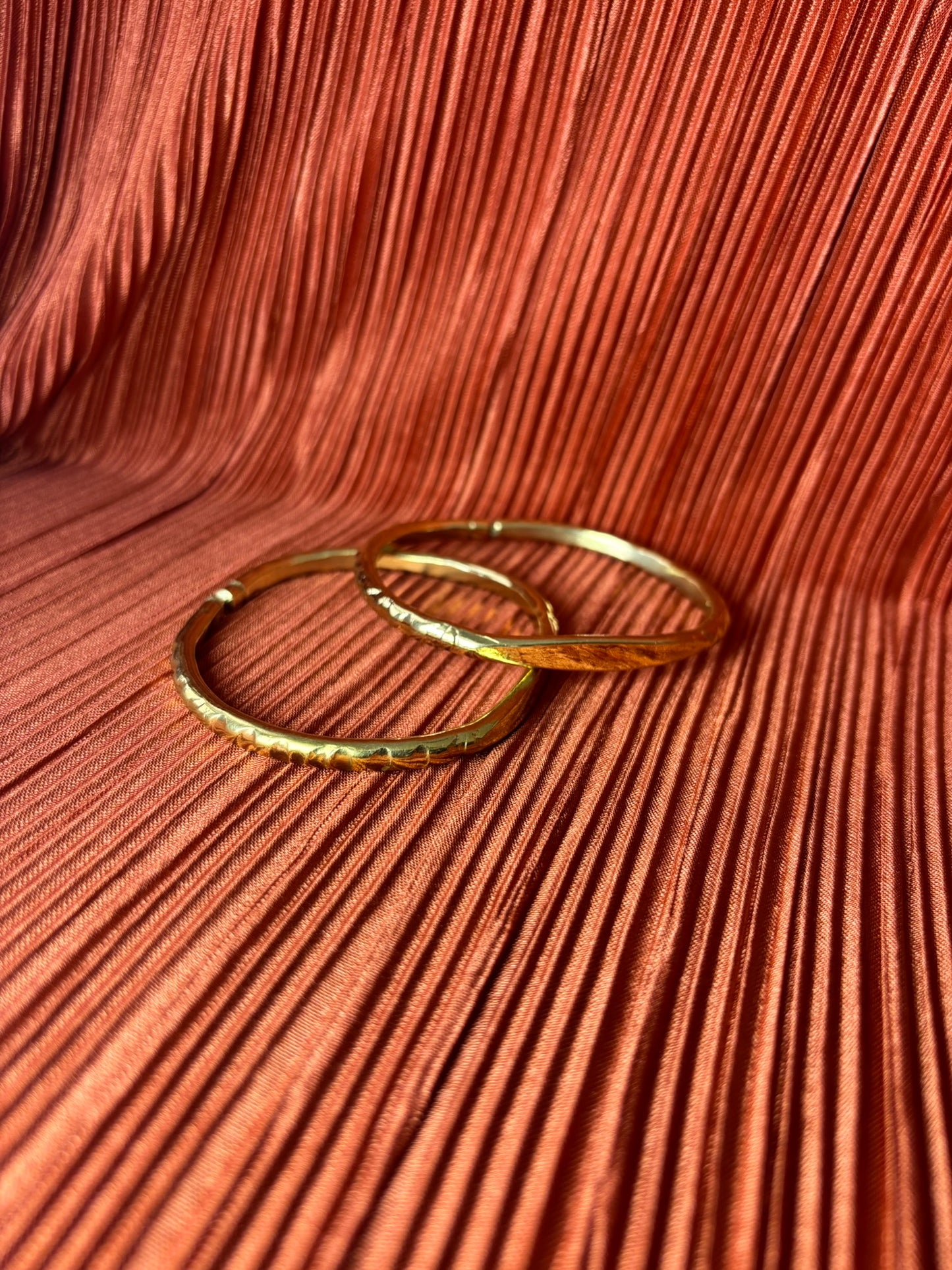 Flat-top Brass Bracelet