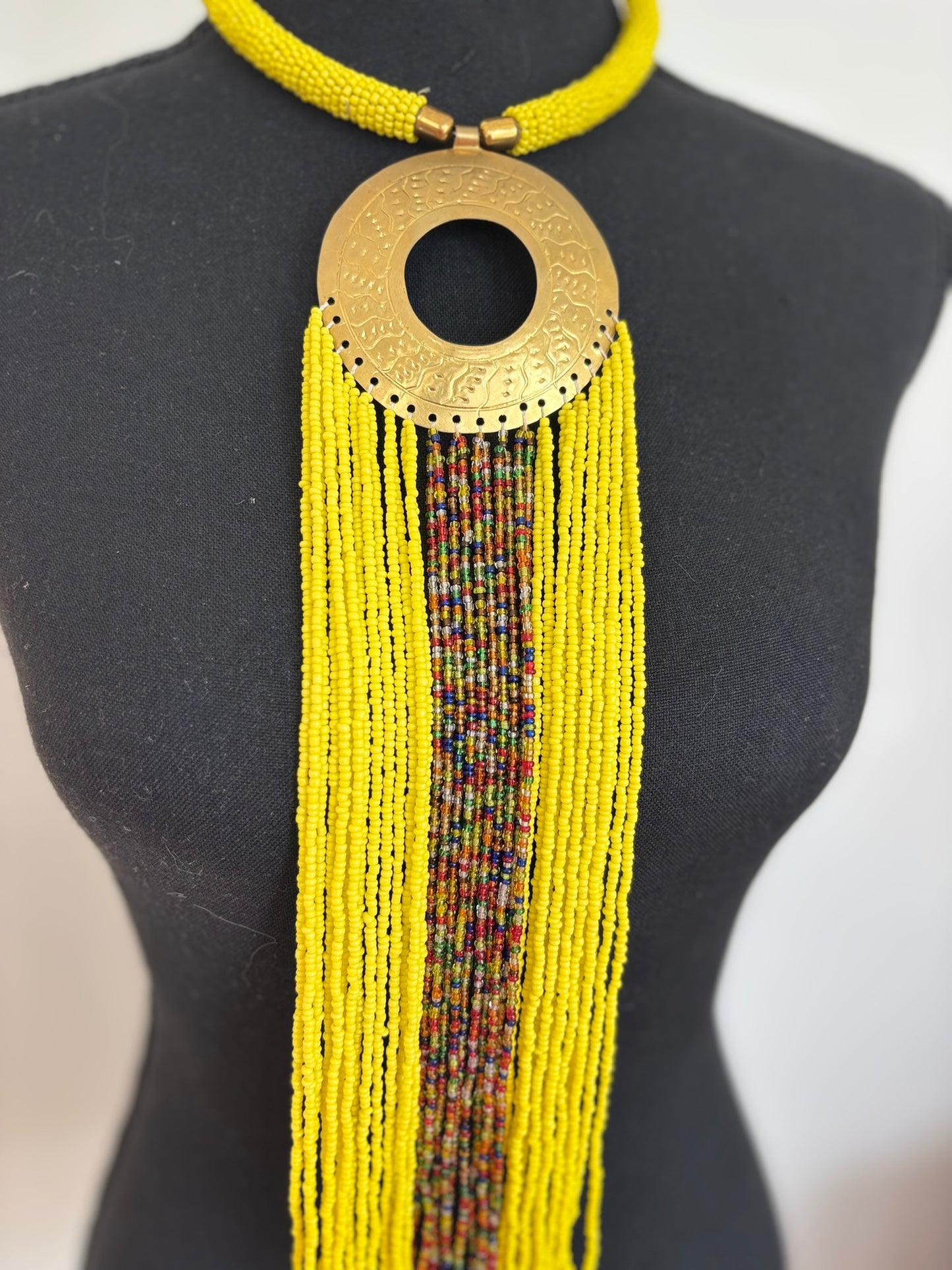 The Royal Brass Cascade- Yellow