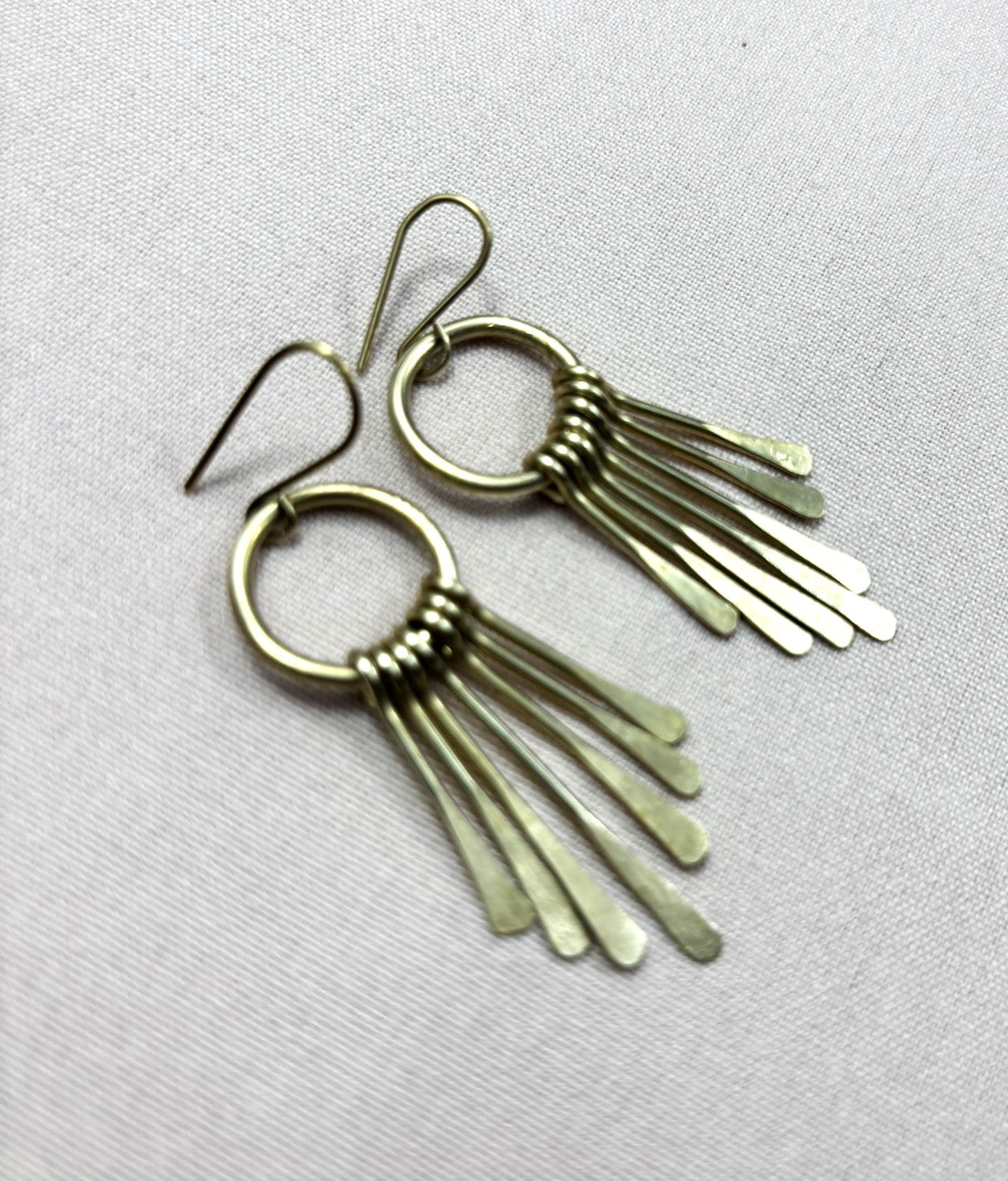 Nguvu Brass Earrings