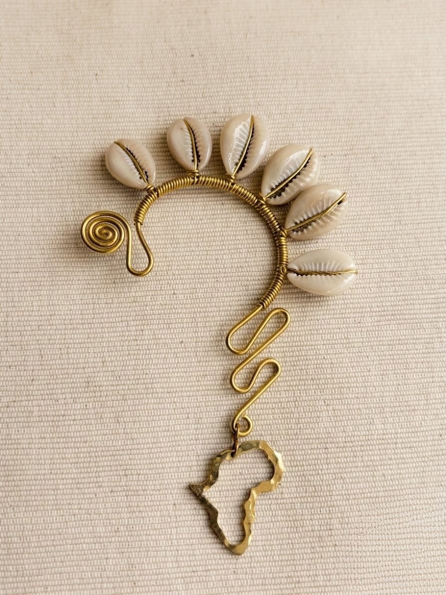 Mama Africa Cowrie Ear Cuff