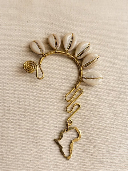 Mama Africa Cowrie Ear Cuff