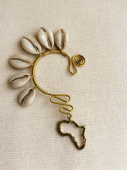 Mama Africa Cowrie Ear Cuff