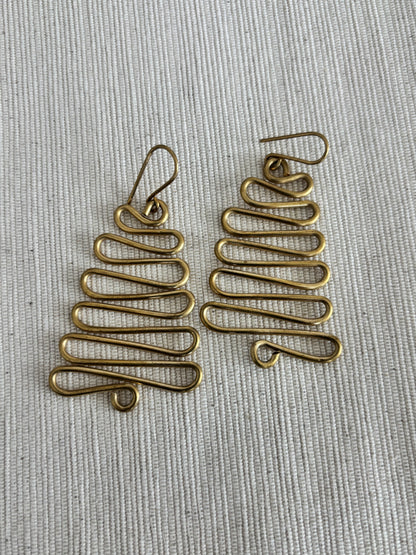 Imara Brass Earrings