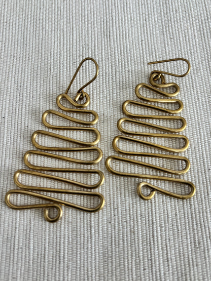 Imara Brass Earrings