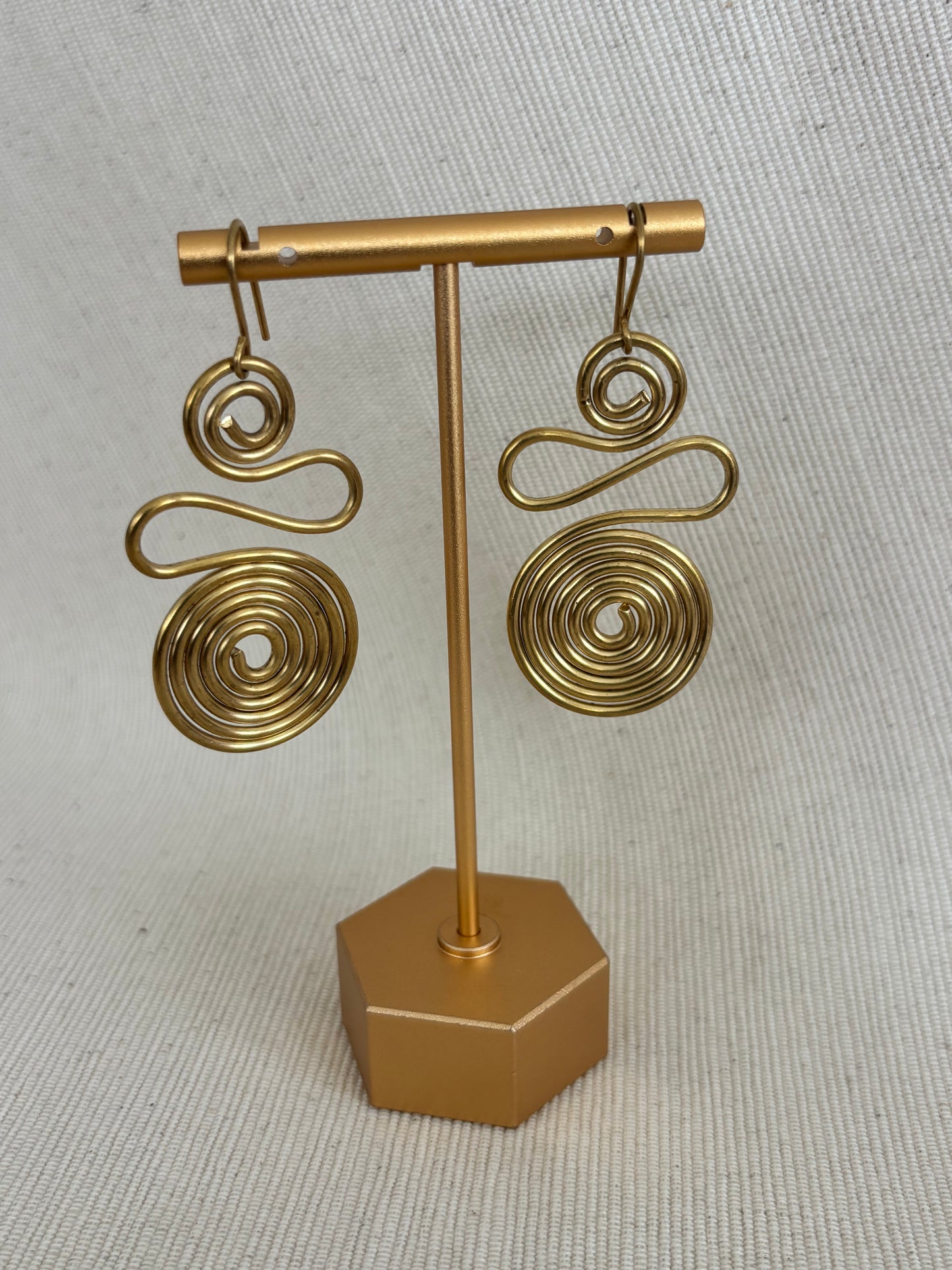 Jasiri Spiral Statement Earrings