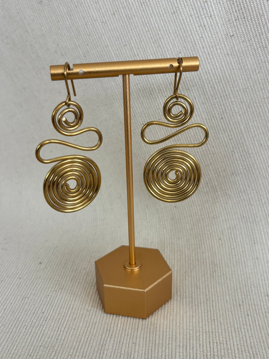 Jasiri Spiral Statement Earrings