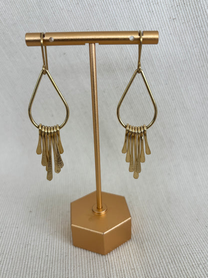 SunBeam Brass Earrings-Small