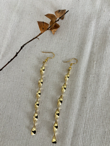 Golden Spiral Elegance Earrings