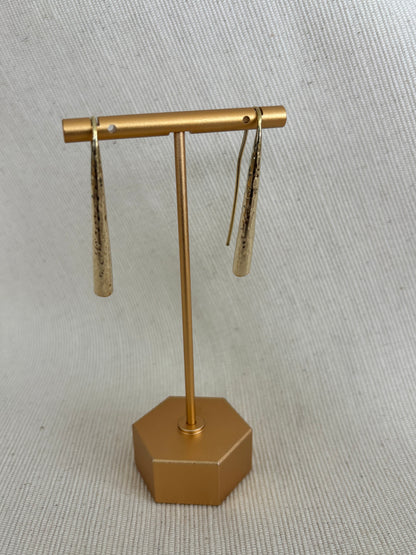 Mwanga Hammered Brass Earrings