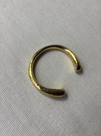 The Hammered Timeless Brass Cuff