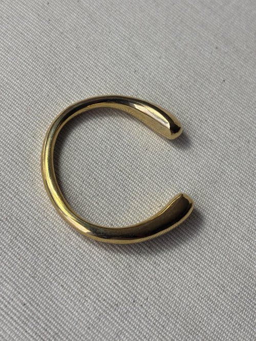 The Smooth Timeless Brass Cuff