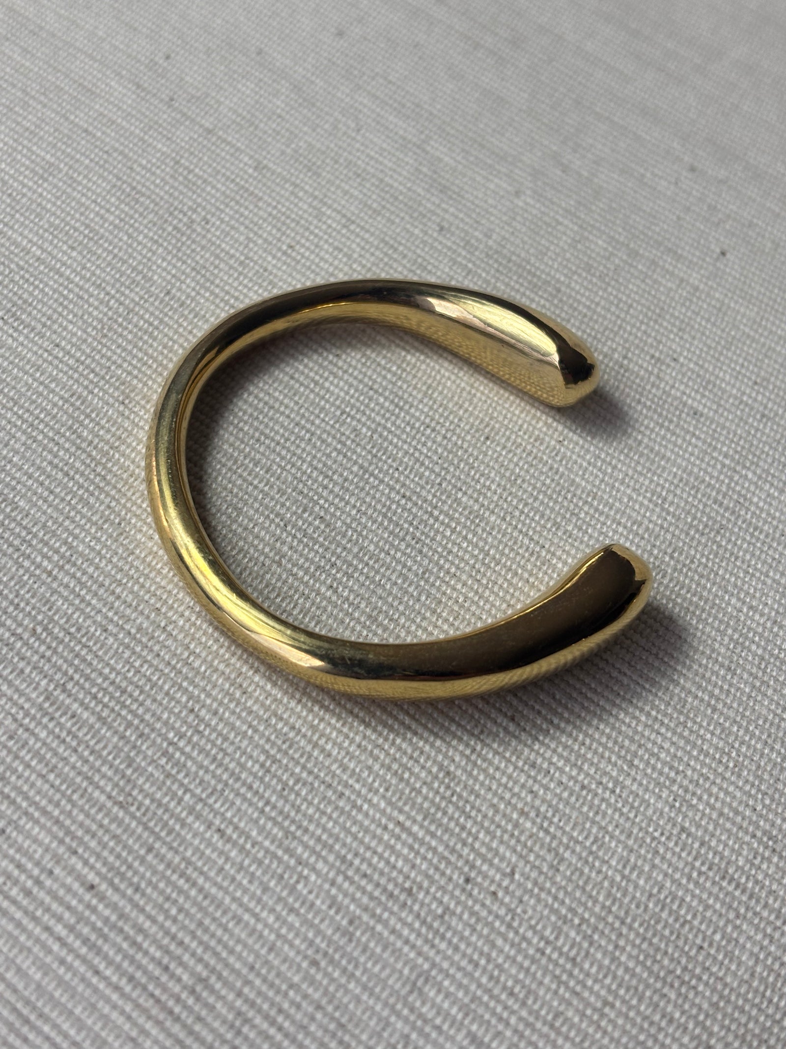 The Smooth Timeless Brass Cuff