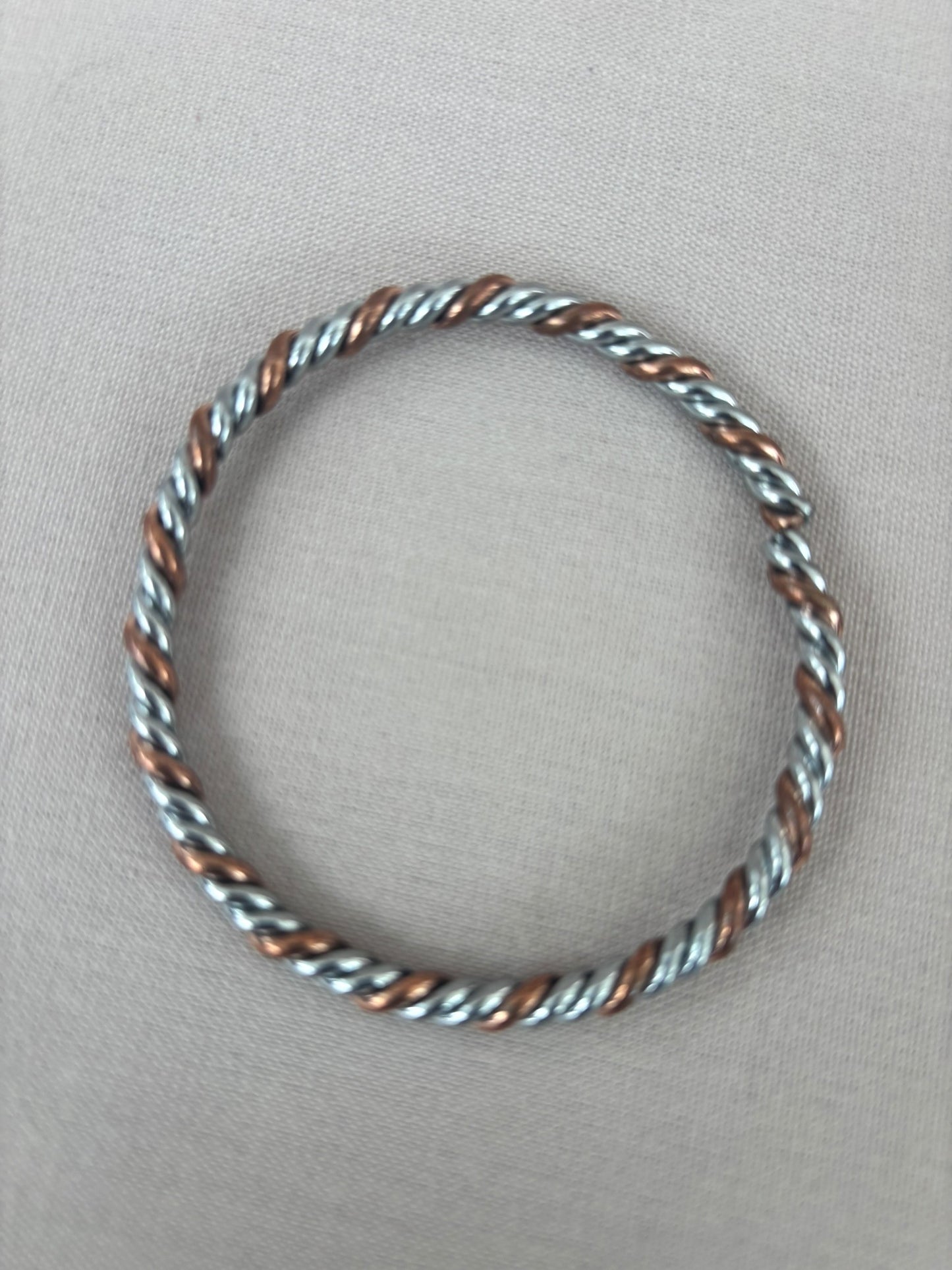 Copper & Alluminium Coiled Bracelet