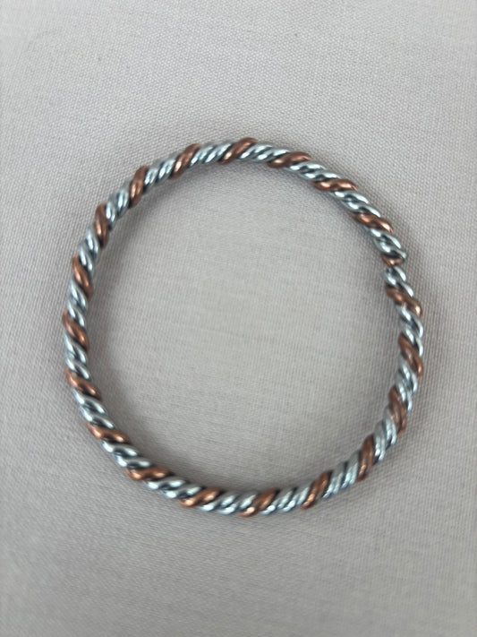 Copper & Alluminium Coiled Bracelet