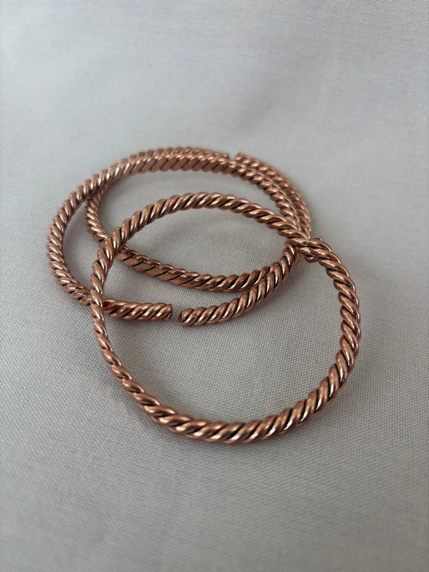 Coiled Copper Bracelet