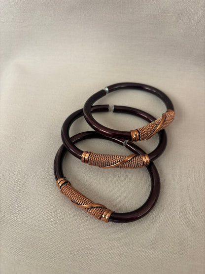 Copper-Wrapped Aluminum Bracelet