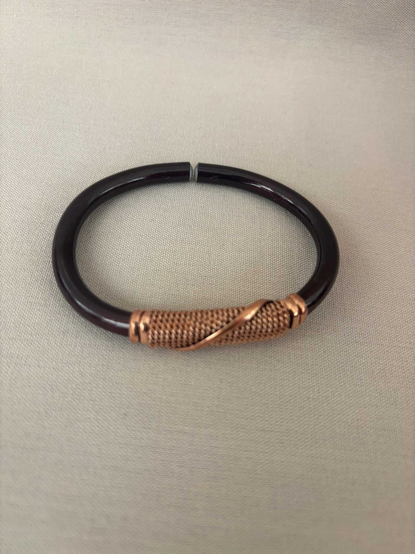 Copper-Wrapped Aluminum Bracelet