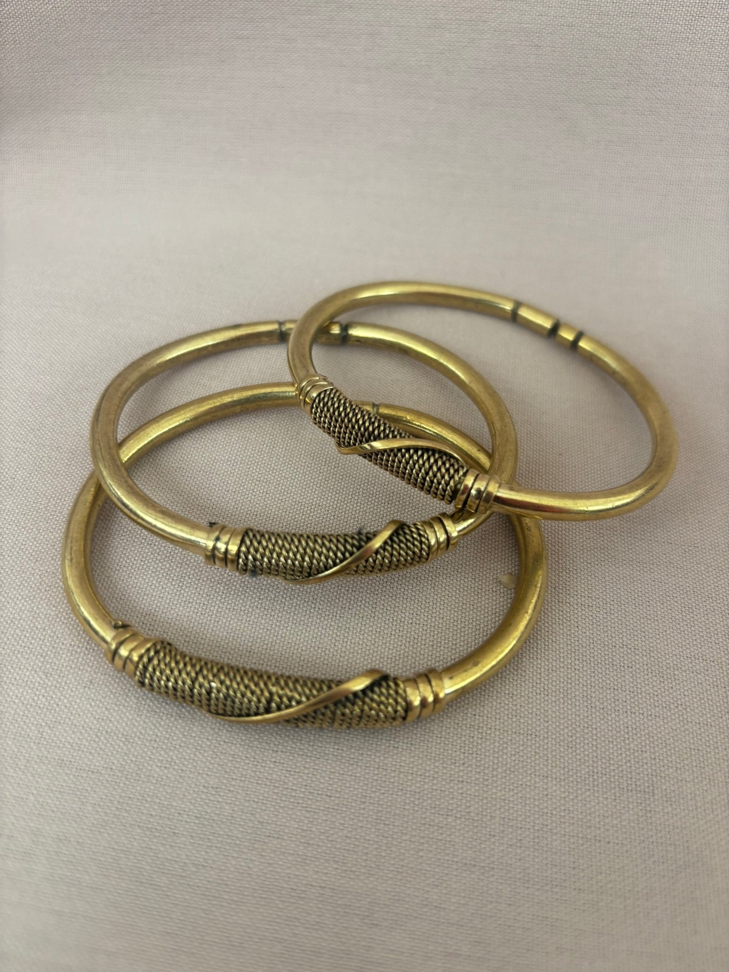 Asili Coil Brass Bracelet