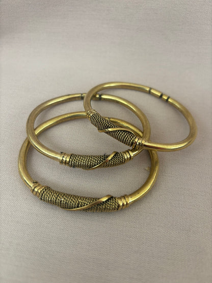 Asili Coil Brass Bracelet