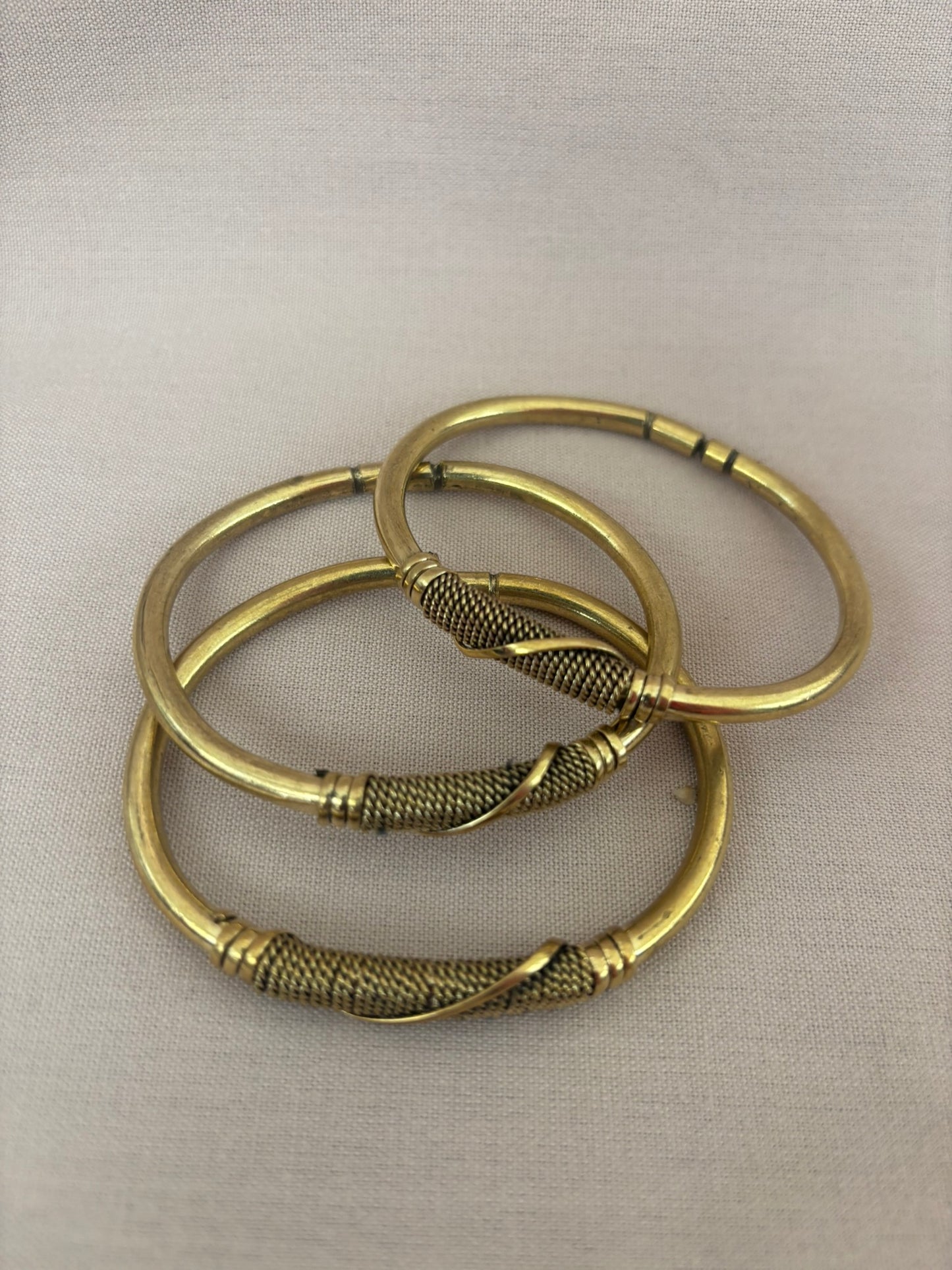 Asili Coil Brass Bracelet