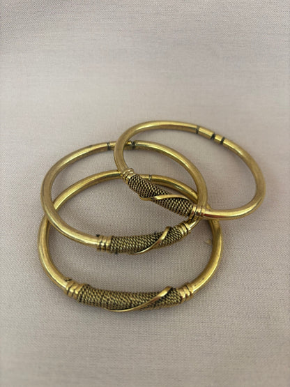 Asili Coil Brass Bracelet