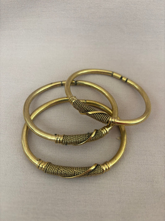Asili Coil Brass Bracelet