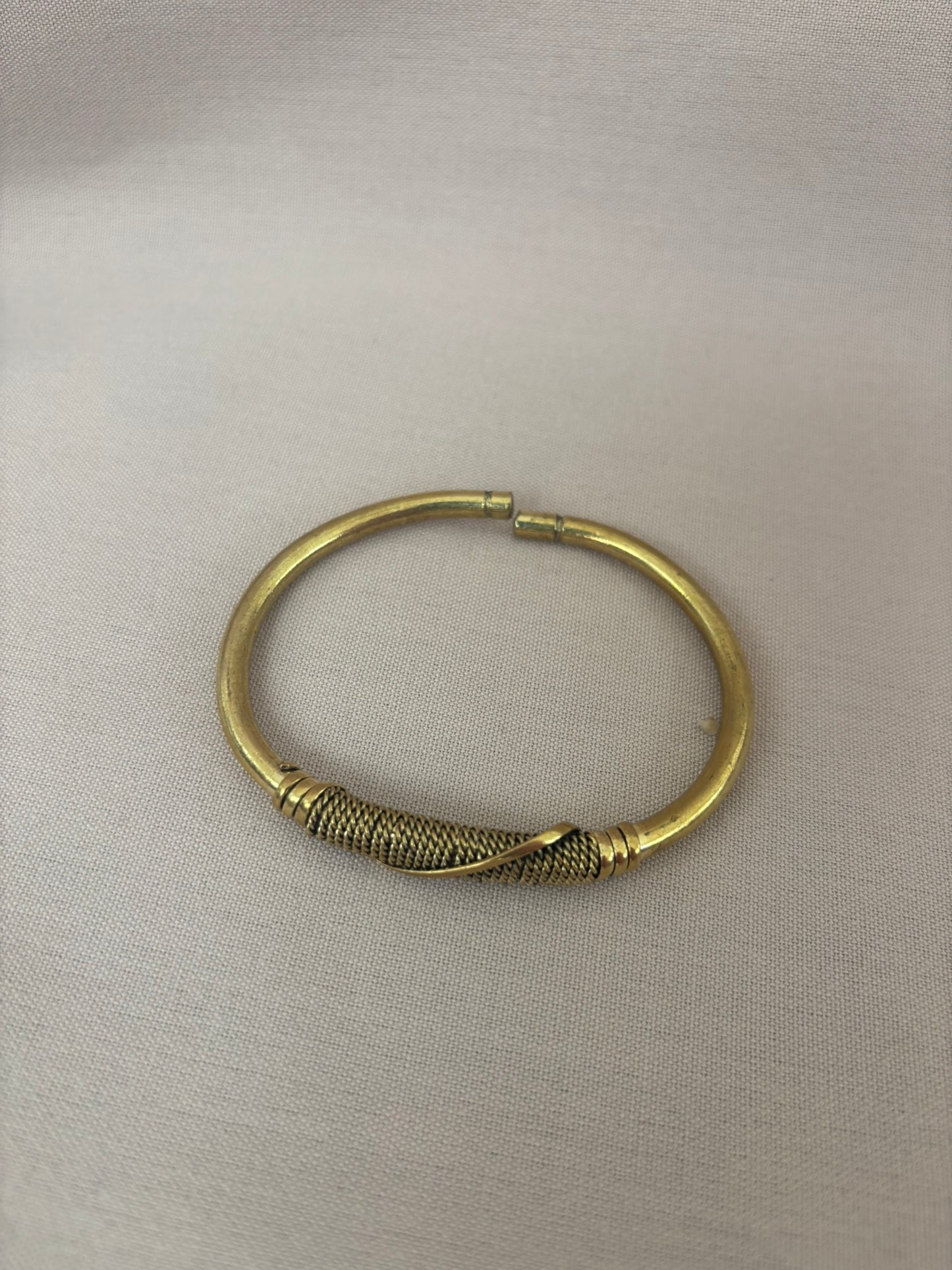 Asili Coil Brass Bracelet