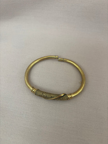 Asili Coil Brass Bracelet