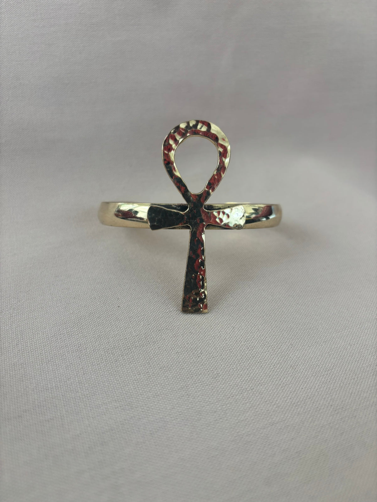 Ankh Brass Bracelet