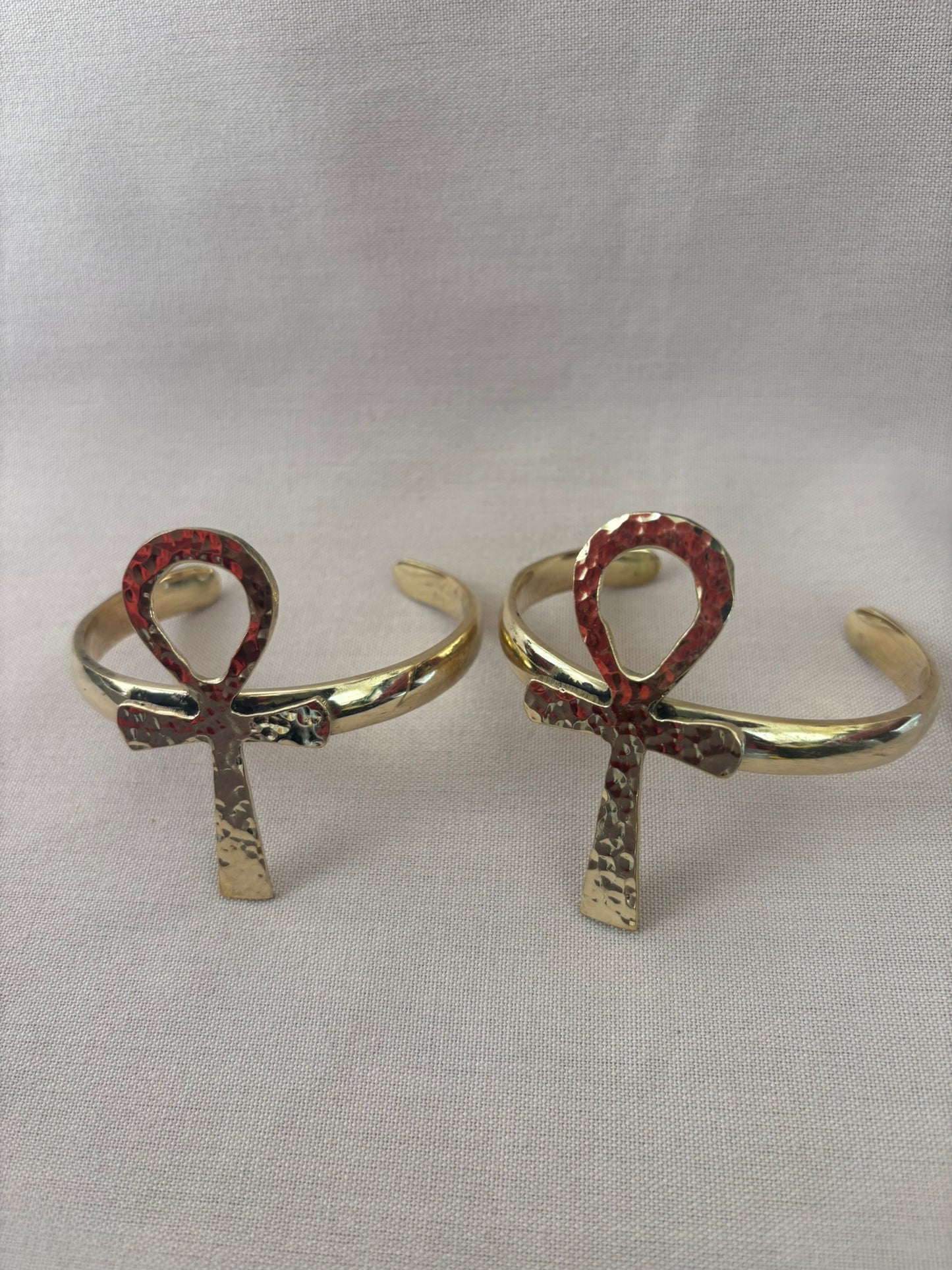 Ankh Brass Bracelet