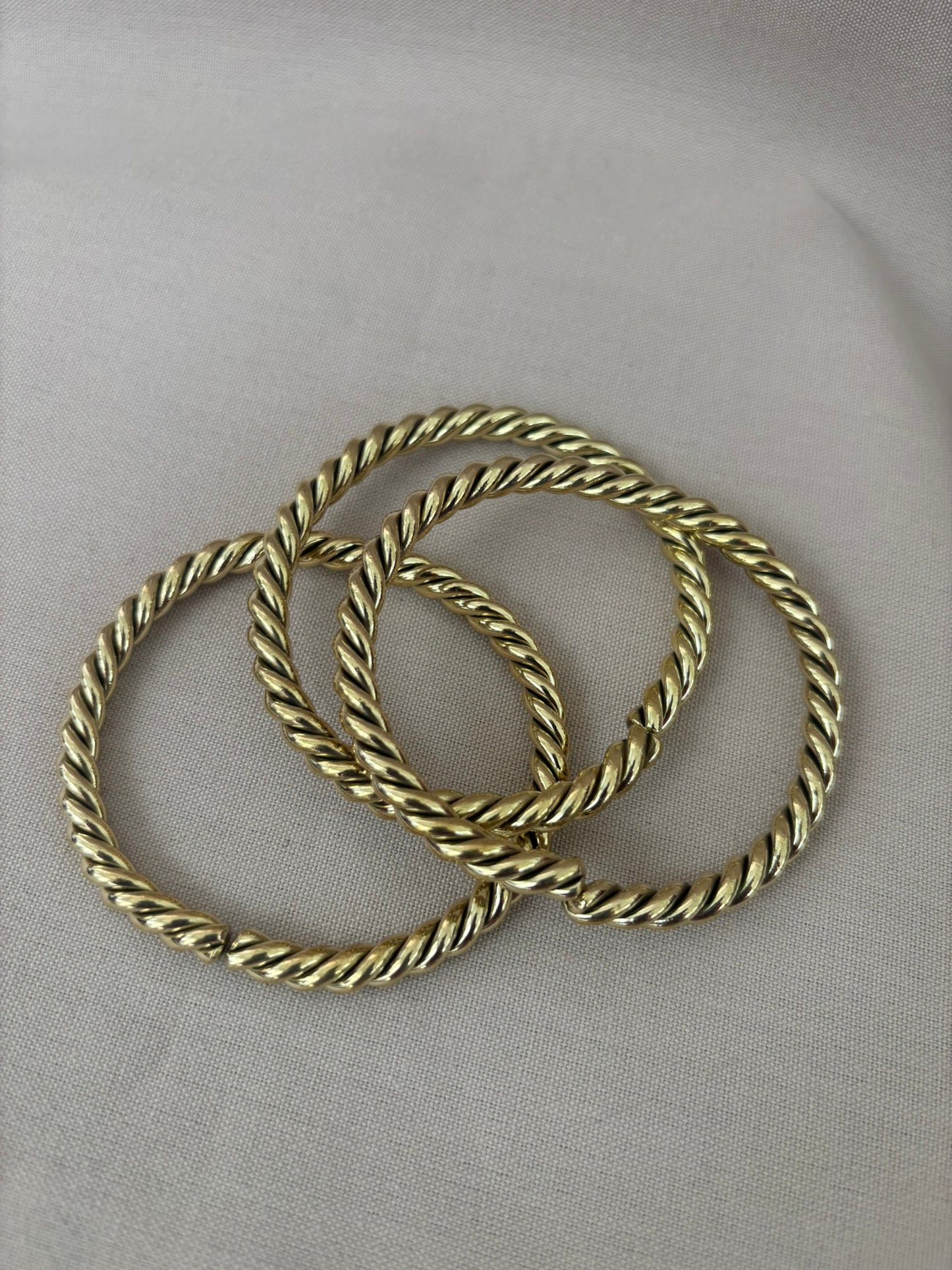 Coiled Brass Bracelet
