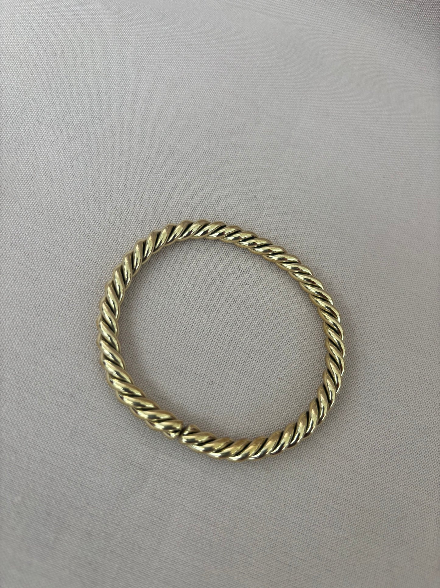 Coiled Brass Bracelet