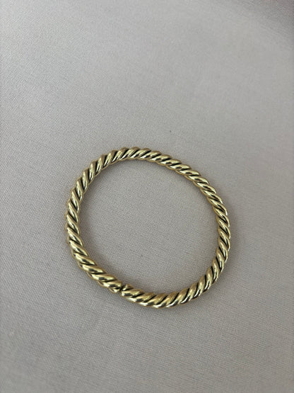 Coiled Brass Bracelet