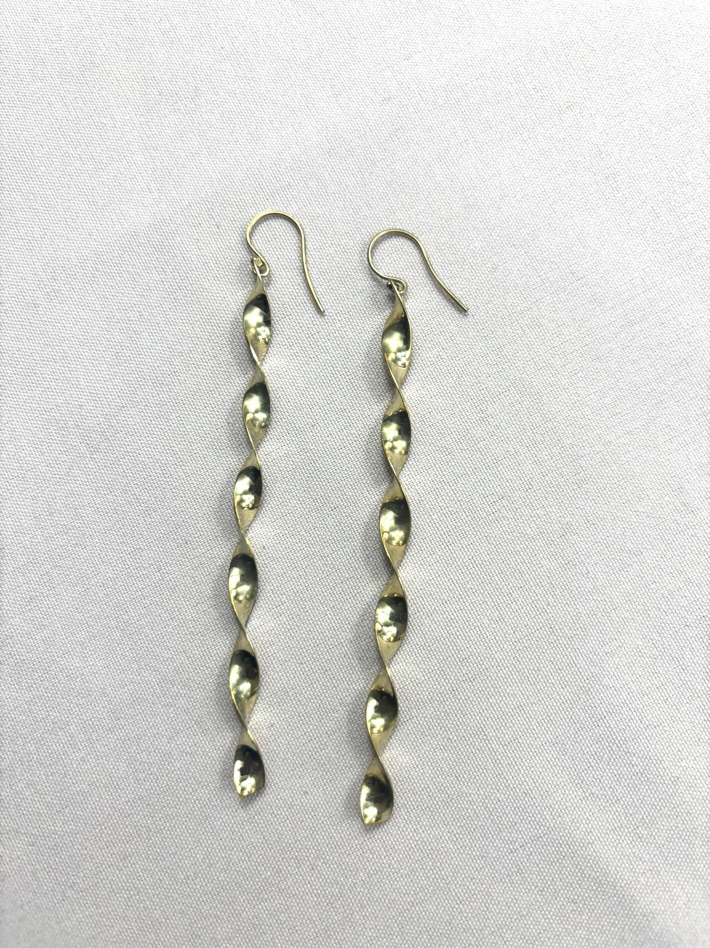 Golden Spiral Elegance Earrings