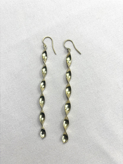 Golden Spiral Elegance Earrings