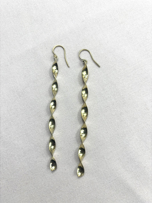 Golden Spiral Elegance Earrings