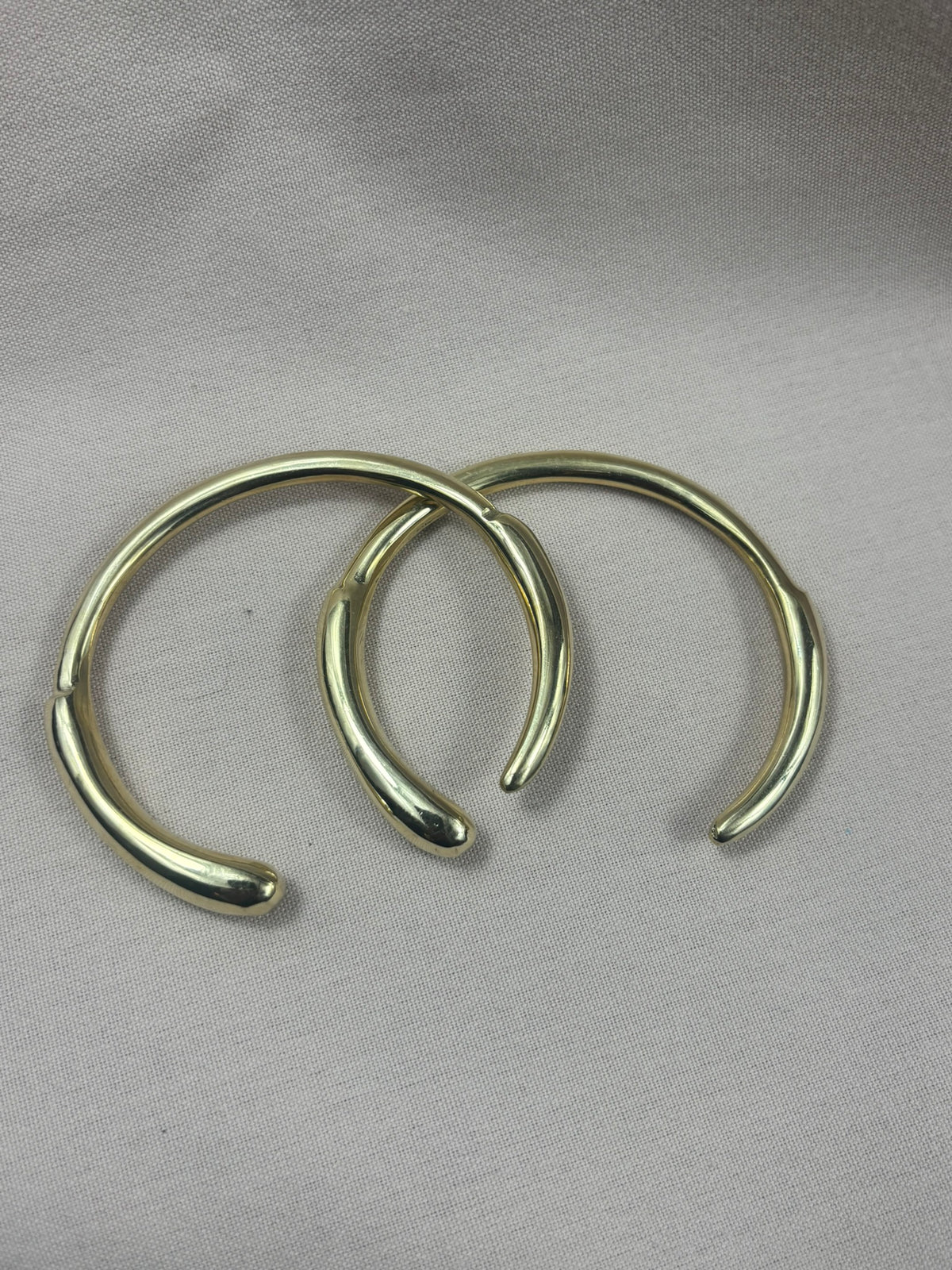 Nairobi Smooth Brass Cuff Bracelet