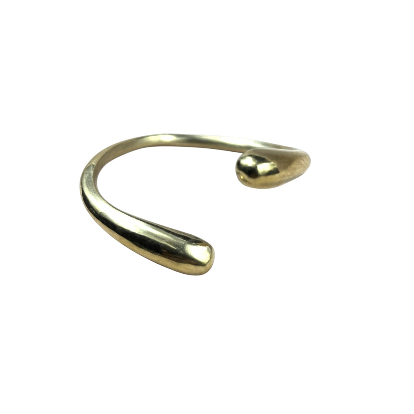 Inifinity Smooth Brass Bracelet