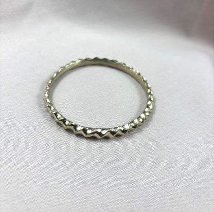 Wavy Brass Bracelet